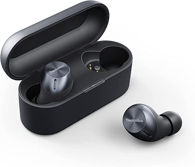 Technics True wireless earbuds, high-fidelity Bluetooth earbuds with multi-point connectivity, impressive call quality and comfort, EAH-AZ40-K (black)