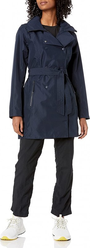 Helly Hansen Women's Welsey Ii Trench Waterproof Windproof Breathable Jacket Trench Coat