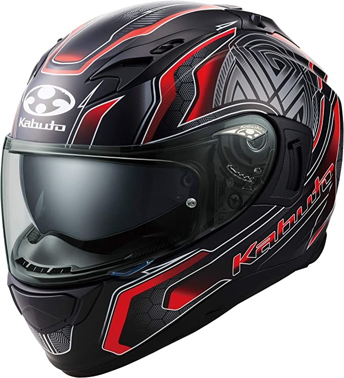 OGK KABUTO(オージーケーカブト) KAMUI3 motorcycle helmet full face garden pearl white red (size: XS) 585617