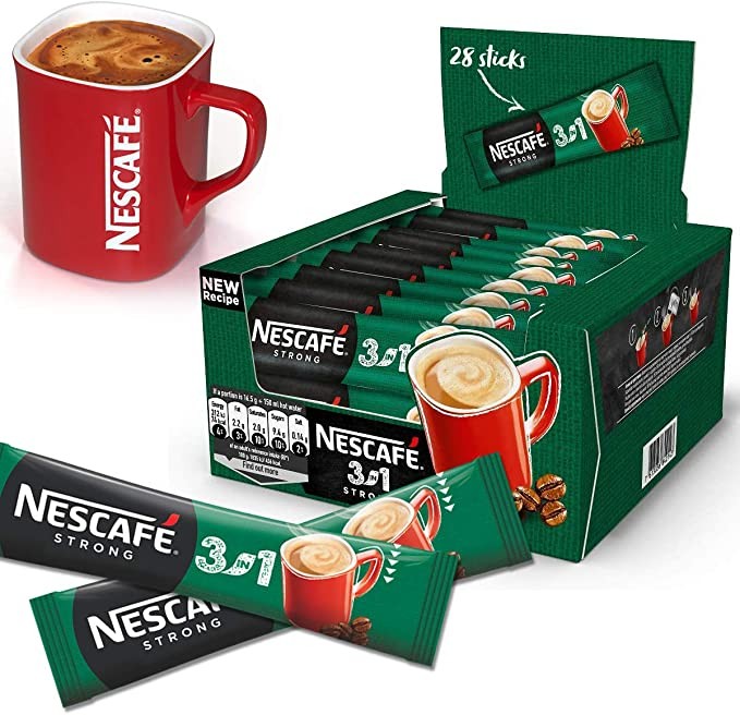 NESCAFE 3 in 1 Sturdy 60 Bags (17g/bag) Wholesale EU Made Long Term Fresh Stock