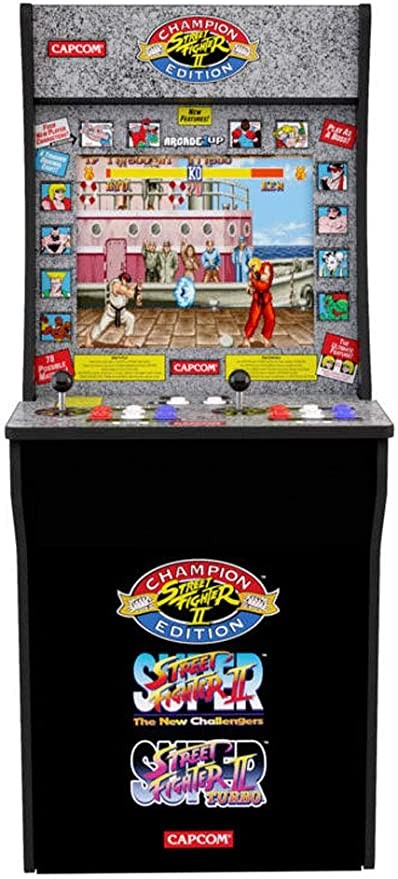 Arcade1UP Street Fighter II Classic Game Themed Arcade: Champion Edition Street Fighter II: The New Challengers, Street Fighter II New Challenger: Turbo